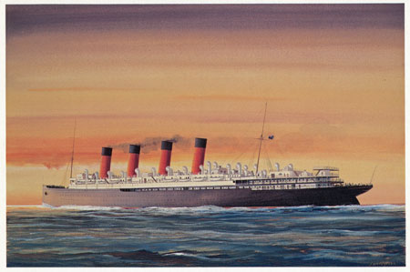 MAURETANIA - Cunard Line - www.simplonpc.co.uk