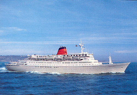 SAGAFJORD - Cunard Line - Norwegian America Line - Simplon Postcards - www.simplonpc.co.uk