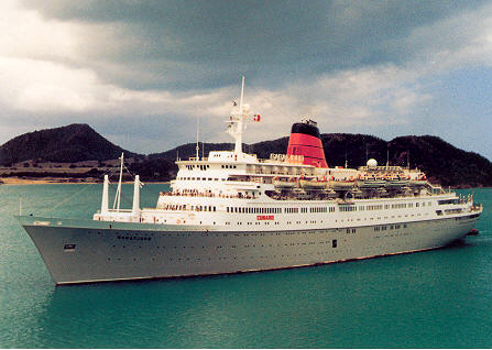 SAGAFJORD - Cunard Line - Norwegian America Line - Simplon Postcards - www.simplonpc.co.uk