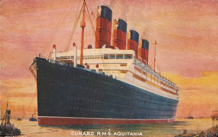 AQUITANIA - Cunard Line - www.simplonpc.co.uk