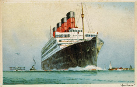 AQUITANIA - Cunard Line - www.simplonpc.co.uk