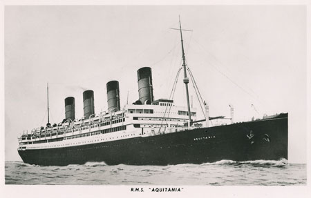 Aquitania of Cunard Line - www.simplonpc.co.uk