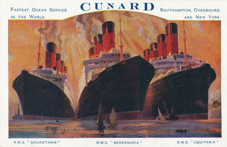 AQUITANIA - Cunard Line - www.simplonpc.co.uk