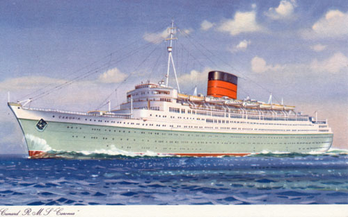 Cunard CARONIA of 1948 - www.simplonpc.co.uk