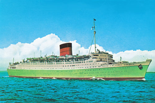 Cunard CARONIA of 1948 - www.simplonpc.co.uk