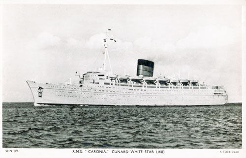 Cunard CARONIA of 1948 - www.simplonpc.co.uk