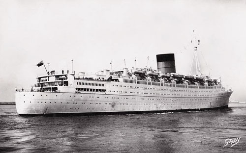 Cunard CARONIA of 1948 - www.simplonpc.co.uk