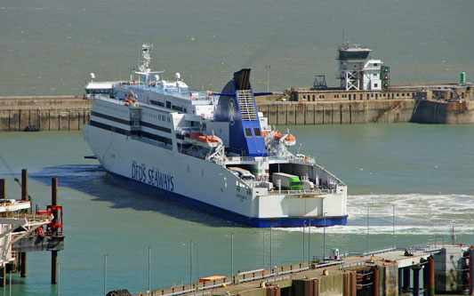 DIEPPE SEAWAYS - DFDS - www.simplonpc.co.uk - Photo: ©2013 Ian Boyle