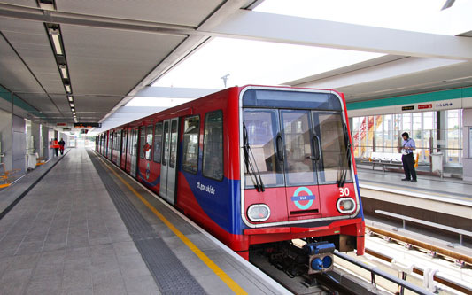 DLR - Pudding Mill Line - Photo: © Ian Boyle, 17th June 2014 - www.simplonpc.co.uk