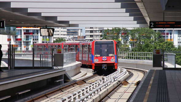 DLR - Pudding Mill Line - Photo: © Ian Boyle, 17th June 2014 - www.simplonpc.co.uk