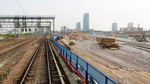 DLR - Pudding Mill Lane - Photo: © Ian Boyle, 12th April 2014 - www.simplonpc.co.uk