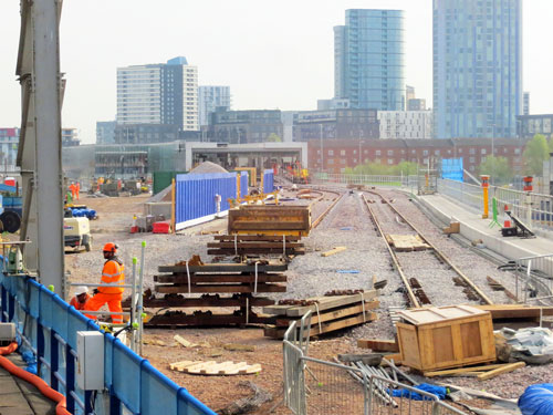 DLR - Pudding Mill Lane - Photo: © Ian Boyle, 12th April 2014 - www.simplonpc.co.uk