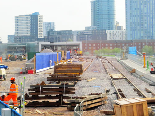 DLR - Pudding Mill Lane - Photo: © Ian Boyle, 12th April 2014 - www.simplonpc.co.uk