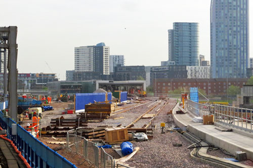 DLR - Pudding Mill Lane - Photo: © Ian Boyle, 12th April 2014 - www.simplonpc.co.uk