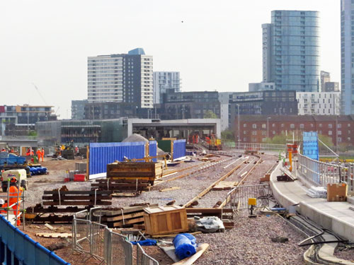 DLR - Pudding Mill Lane - Photo: © Ian Boyle, 12th April 2014 - www.simplonpc.co.uk