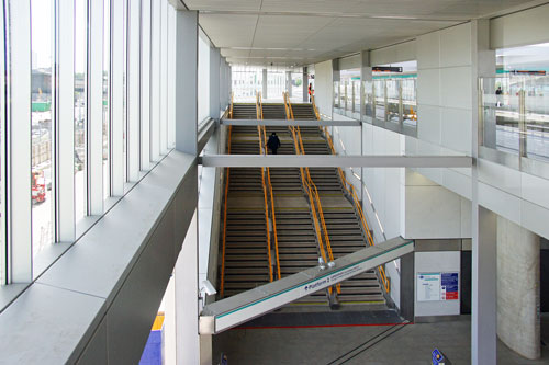 DLR - Pudding Mill Lane - Photo: © Ian Boyle, 17th June 2014 - www.simplonpc.co.uk