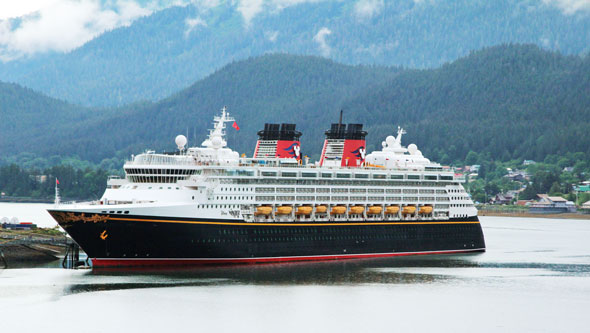 DISNEY WONDER at Juneau, Alaska  -  Images:  Marvin Jensen, 19th June 2015 - www.simplonpc.co.uk