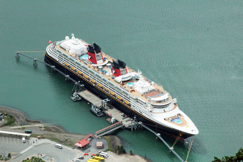 DISNEY WONDER at Juneau - Photo: © Ian Boyle, 12th June 2010 - www.simplonpc.co.uk