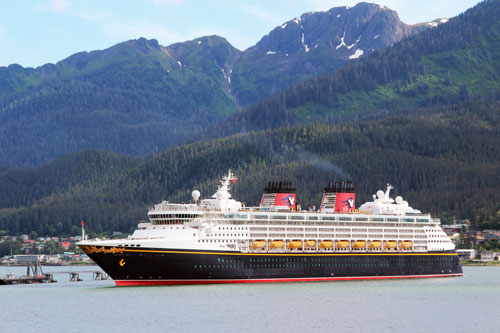 DISNEY WONDER at Juneau, Alaska  -  Images:  Marvin Jensen, 19th June 2015 - www.simplonpc.co.uk