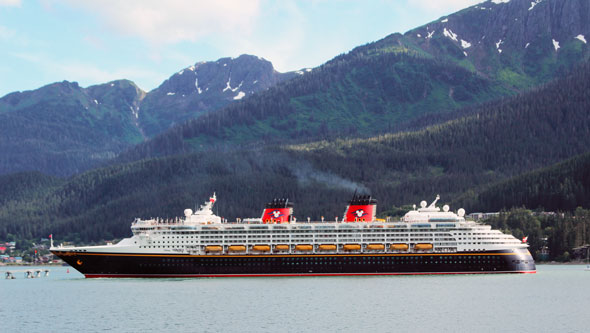 DISNEY WONDER at Juneau - Photo: © Ian Boyle, 12th June 2010 - www.simplonpc.co.uk