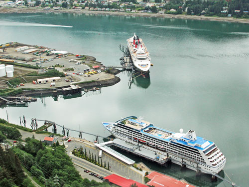 DISNEY WONDER at Juneau, Alaska  -  Images:  Marvin Jensen, 19th June 2015 - www.simplonpc.co.uk