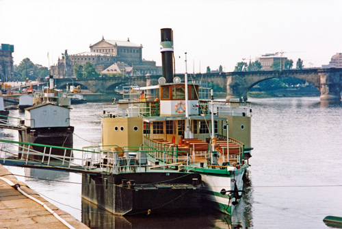 DIESBAR - Dresden Weisse Flotte - Simplon Postcards - simplonpc.co.uk - Photo: ©1978 Ian Boyle