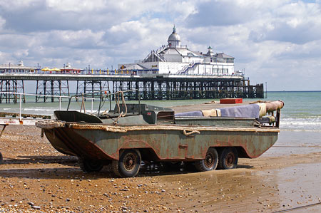 DUKW - WW2 Amphibious Vehicle - Allchorn Pleasure Boats - Eastbourne - Photo: ©2007 Copyright Ian Boyle/Simplon Postcards - www.simplonpc.co.uk