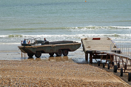 DUKW - WW2 Amphibious Vehicle - Allchorn Pleasure Boats - Eastbourne - Photo: ©2007 Copyright Ian Boyle/Simplon Postcards - www.simplonpc.co.uk