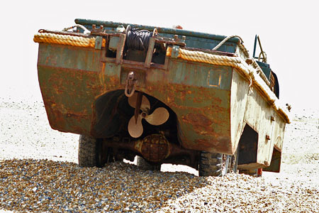 DUKW - WW2 Amphibious Vehicle - Allchorn Pleasure Boats - Eastbourne - Photo: ©2007 Copyright Ian Boyle/Simplon Postcards - www.simplonpc.co.uk