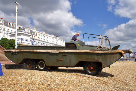 DUKW - WW2 Amphibious Vehicle - Allchorn Pleasure Boats - Eastbourne - Photo: ©2007 Copyright Ian Boyle/Simplon Postcards - www.simplonpc.co.uk