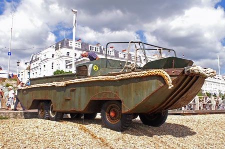 DUKW - WW2 Amphibious Vehicle - Allchorn Pleasure Boats - Eastbourne - Photo: ©2007 Copyright Ian Boyle/Simplon Postcards - www.simplonpc.co.uk