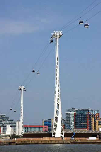 EMIRATES AIR LINE - CABLE CAR - Photo: ©2012 Ian Boyle - www.simplompc.co.uk - Simplon Postcards