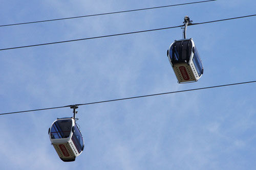 EMIRATES AIR LINE - CABLE CAR - Photo: ©2012 Ian Boyle - www.simplompc.co.uk - Simplon Postcards