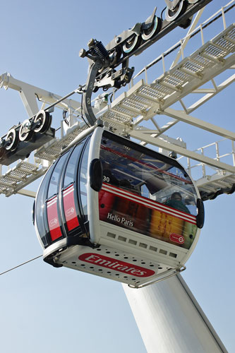 EMIRATES AIR LINE - CABLE CAR - Photo: ©2013 Ian Boyle - www.simplompc.co.uk - Simplon Postcards