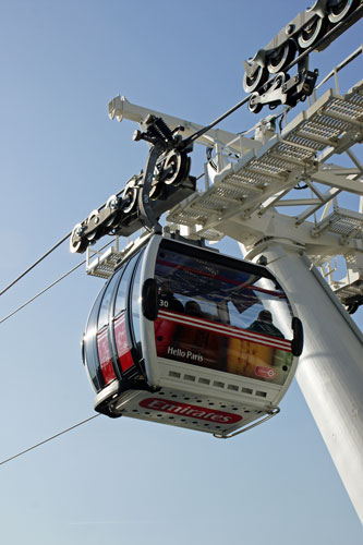 EMIRATES AIR LINE - CABLE CAR - Photo: ©2013 Ian Boyle - www.simplompc.co.uk - Simplon Postcards