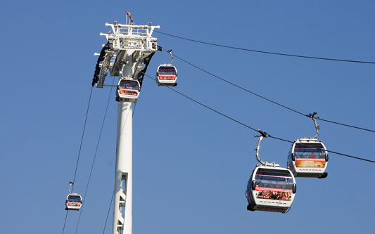 EMIRATES AIR LINE - CABLE CAR - Photo: ©2013 Ian Boyle - www.simplompc.co.uk - Simplon Postcards