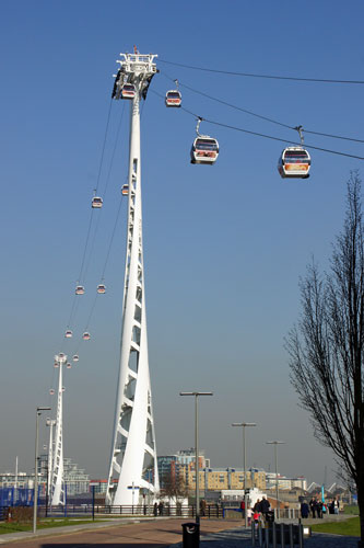 EMIRATES AIR LINE - CABLE CAR - Photo: ©2013 Ian Boyle - www.simplompc.co.uk - Simplon Postcards