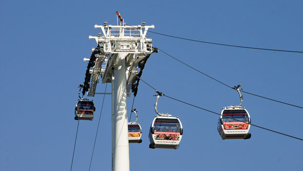 EMIRATES AIR LINE - CABLE CAR - Photo: ©2013 Ian Boyle - www.simplompc.co.uk - Simplon Postcards