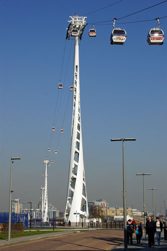 EMIRATES AIR LINE - CABLE CAR - Photo: ©2013 Ian Boyle - www.simplompc.co.uk - Simplon Postcards