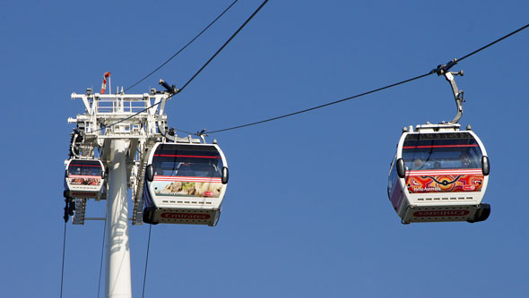 EMIRATES AIR LINE - CABLE CAR - Photo: ©2013 Ian Boyle - www.simplompc.co.uk - Simplon Postcards