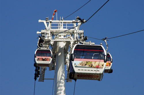 EMIRATES AIR LINE - CABLE CAR - Photo: ©2013 Ian Boyle - www.simplompc.co.uk - Simplon Postcards