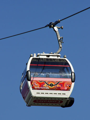 EMIRATES AIR LINE - CABLE CAR - Photo: ©2013 Ian Boyle - www.simplompc.co.uk - Simplon Postcards