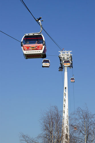 EMIRATES AIR LINE - CABLE CAR - Photo: ©2013 Ian Boyle - www.simplompc.co.uk - Simplon Postcards