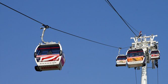 EMIRATES AIR LINE - CABLE CAR - Photo: ©2013 Ian Boyle - www.simplompc.co.uk - Simplon Postcards