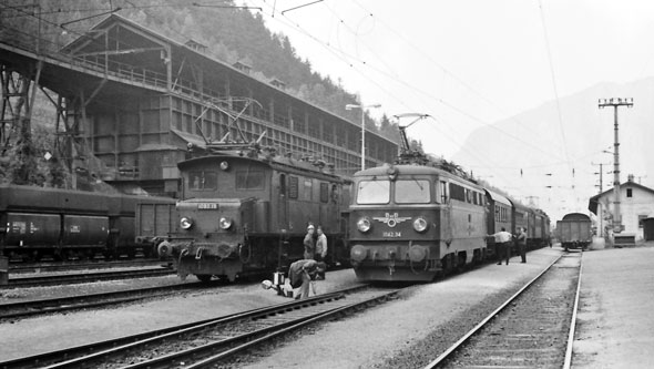 ÖBB Class 1080 - Photo: ©1974 Ian Boyle - www.simplompc.co.uk - Simplon Postcards