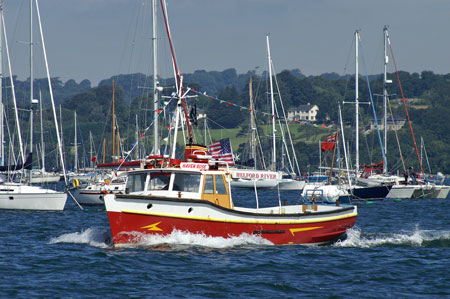 HAVEN  ROSE on the Fal - Photo: © Ian Boyle, 23rd July 2008 - www.simplonpc.co.uk