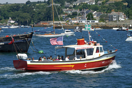 HAVEN  ROSE on the Fal - Photo: © Ian Boyle, 23rd July 2008 - www.simplonpc.co.uk