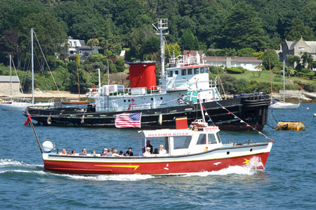 HAVEN  ROSE on the Fal - Photo: © Ian Boyle, 23rd July 2008 - www.simplonpc.co.uk