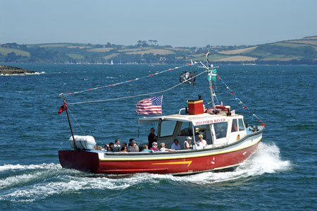 HAVEN  ROSE on the Fal - Photo: © Ian Boyle, 23rd July 2008 - www.simplonpc.co.uk