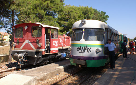 Ferrovie della Sardegna - Photo: © Ian Boyle, 25th August 2009 - www.simplompc.co.uk - Simplon Postcards